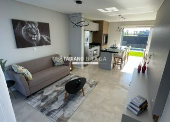 Sobrado com 96m², 2 dormitórios, 2 suítes, 2 vagas, Santorini em Xangri-Lá