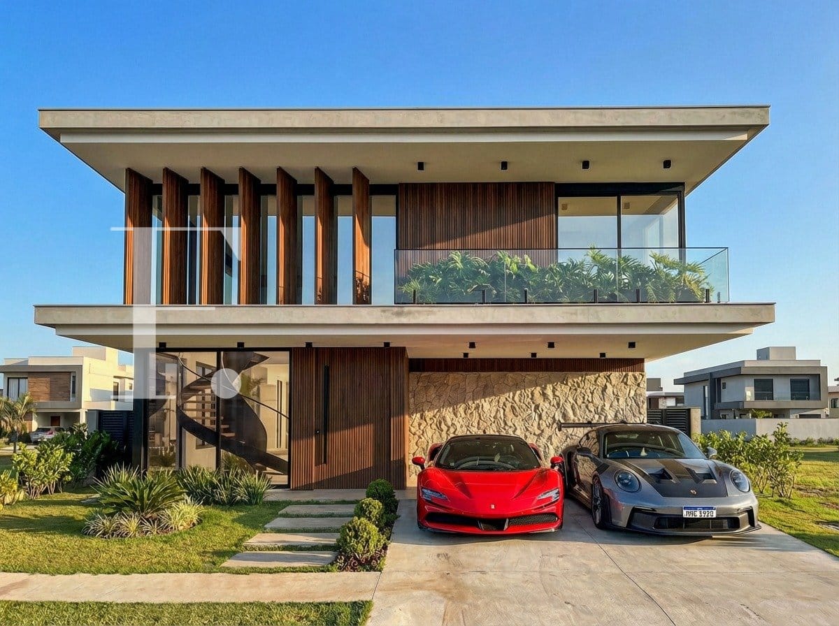 Sobrado com 455m², 6 dormitórios, 6 suítes, 2 vagas, Los Cobos em Xangri-Lá