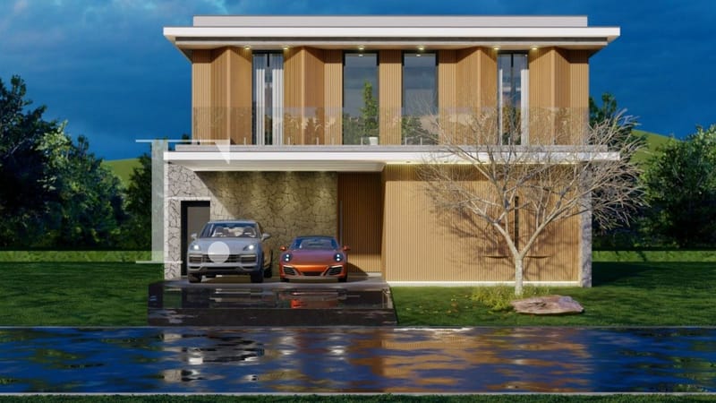 Sobrado com 313m², 5 dormitórios, 5 suítes, 2 vagas, Malibu em Xangri-Lá