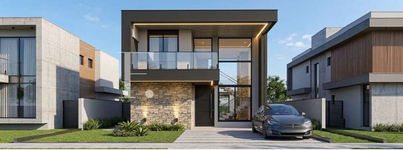 Sobrado com 186m², 4 dormitórios, 4 suítes, 2 vagas, Joy Xangri-Lá em Xangri-Lá