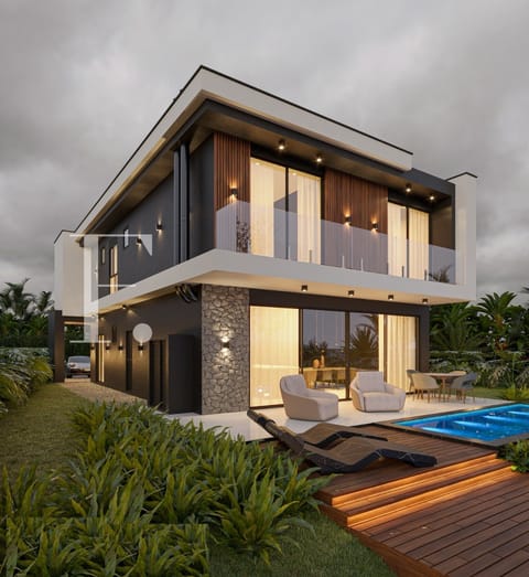 Sobrado com 226m², 4 dormitórios, 4 suítes, 2 vagas, Zen Concept Resort em Xangri-Lá